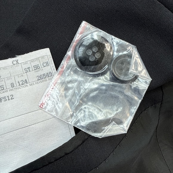 Ermenegildo Zegna Soft Sport Coat Mens EU 56 Short (US 46S) Black Neiman Marcus - Picture 15 of 16